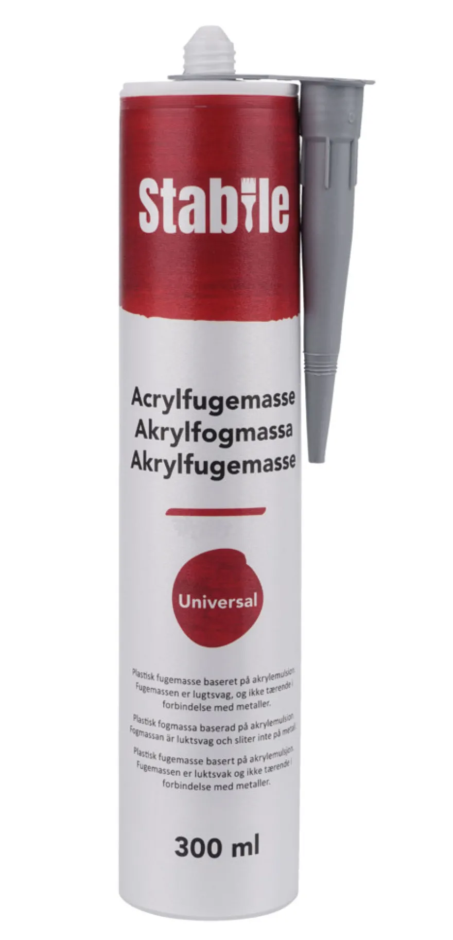 Acrylfugemasse grå 300 ml - Stabile®