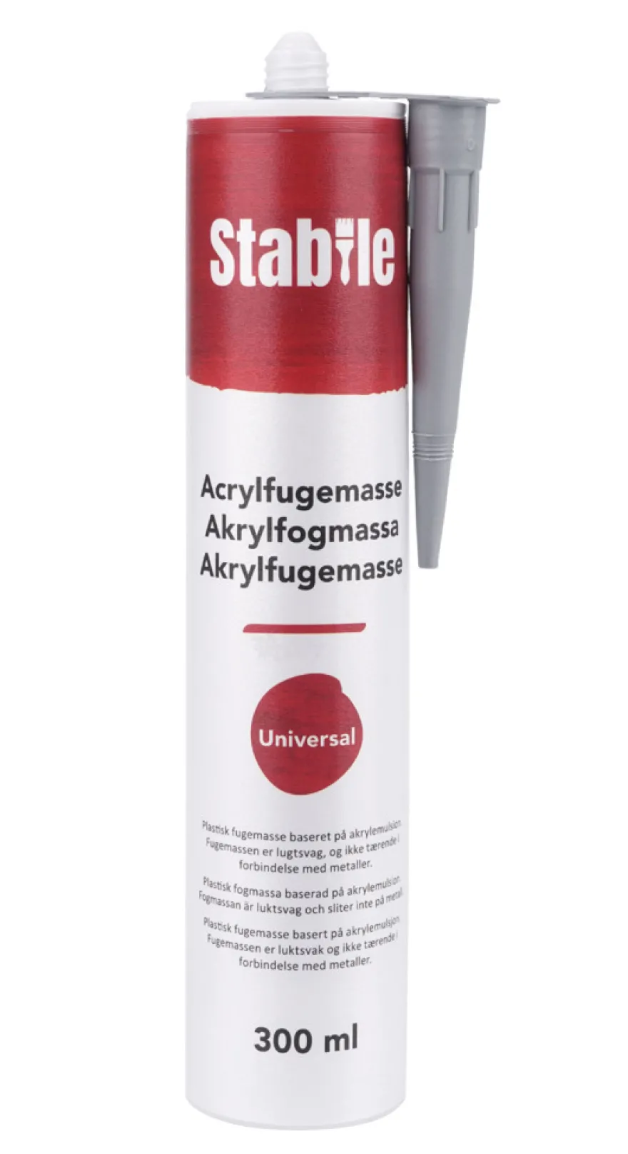 Acrylfugemasse hvid 300 ml - Stabile®