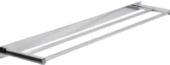 ADORA® håndklædestang dobbelt 60 cm krom
