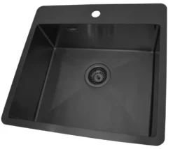 ADORA® Optimus køkkenvask sort 550 x 530 mm