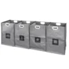 Affaldssorteringsposer m/velcrosystem 4 stk.