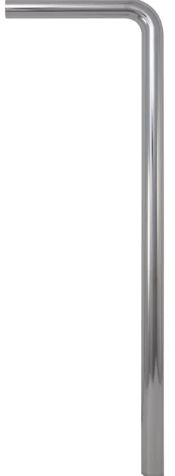 Afløbsvinkel forkromet 220 x 680 mm