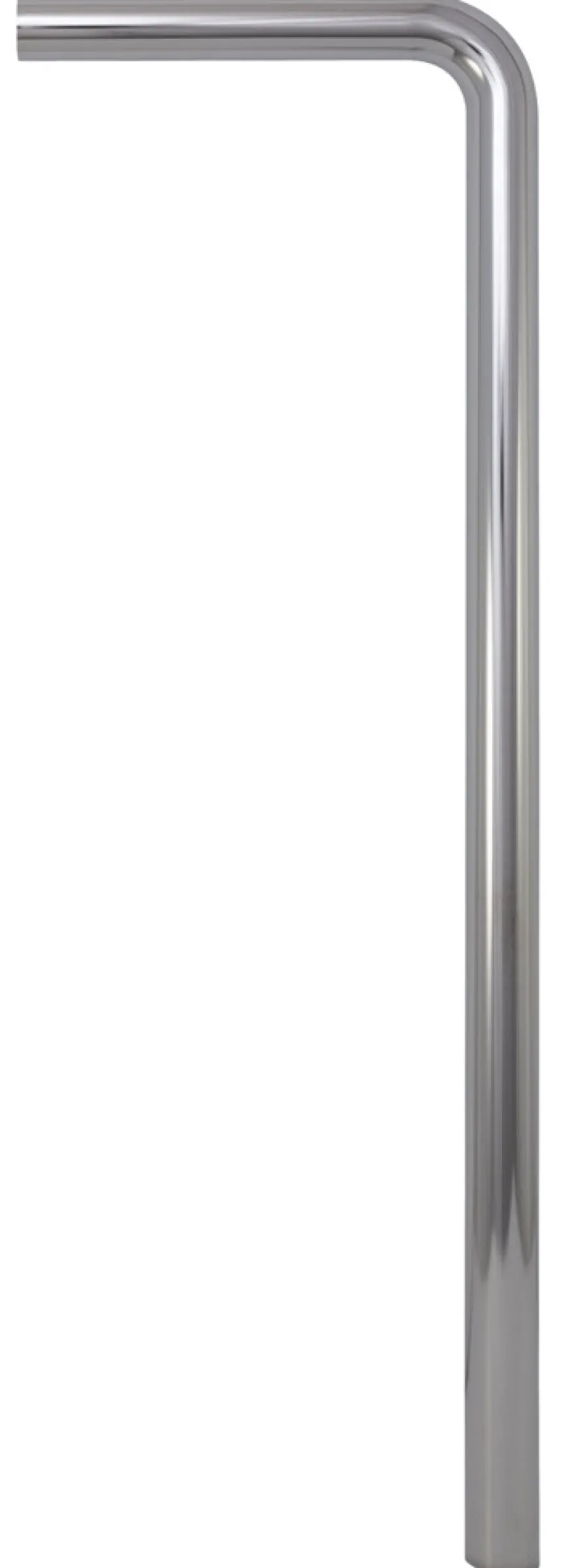 Afløbsvinkel forkromet 220 x 680 mm