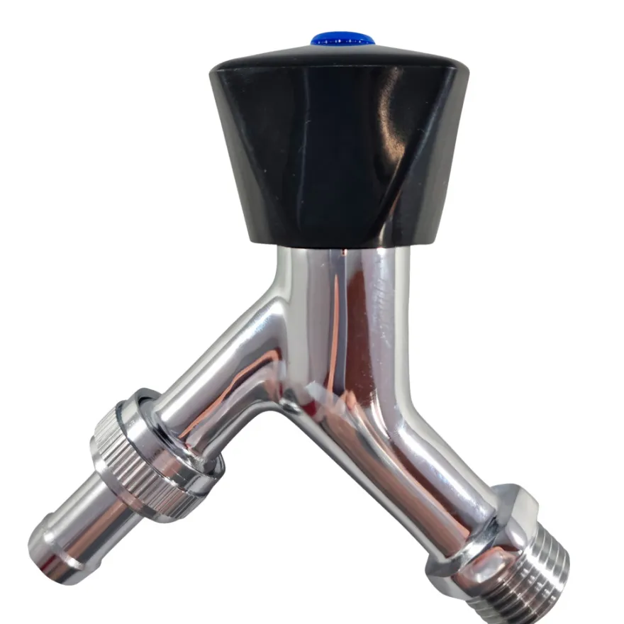 Aftapventil 1/2" med plastgreb krom