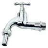 Aftapventil 3/4" med T-greb krom