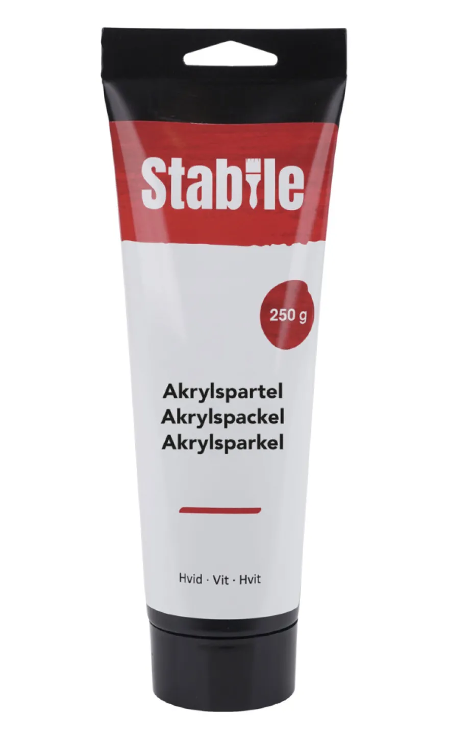 Akrylspartel til glat overflade 250 gram - Stabile®