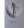 Akustikbillede Art-Acoustic svanen 60 x 120 cm - lys grå