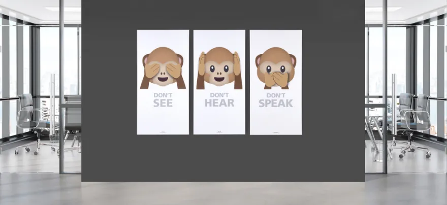 Akustikbillede Art-Acoustic hear 60 x 120 cm - hvid