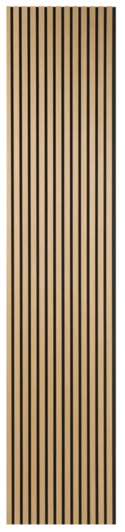 Akustikpanel Quanti light oak 18 x 520 x 2440 mm - Køb i butik