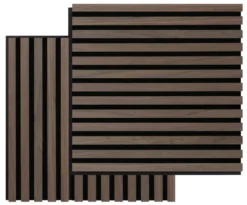 Akustikpanel Square walnut 22 × 520 × 520 mm 2-pk.
