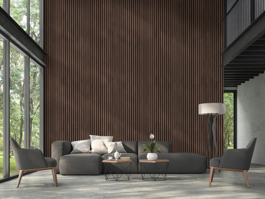 Akustikpanel Light Acoustic smoked oak 9 x 600 x 2500 mm