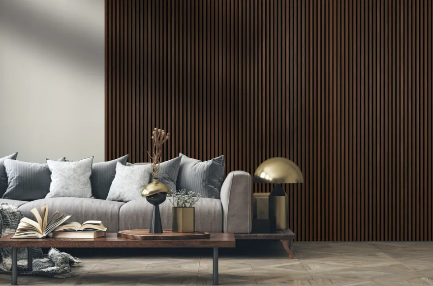 Akustikpanel Premium smoked oak 22 x 605 x 2440 mm