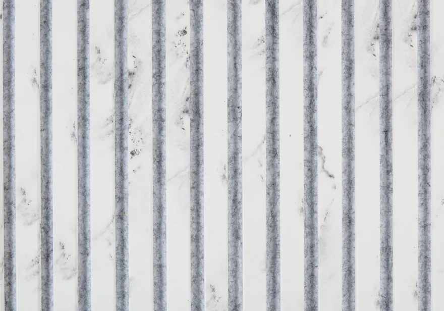 Akustikpanel Stone marble white 520 x 2440 x 18 mm
