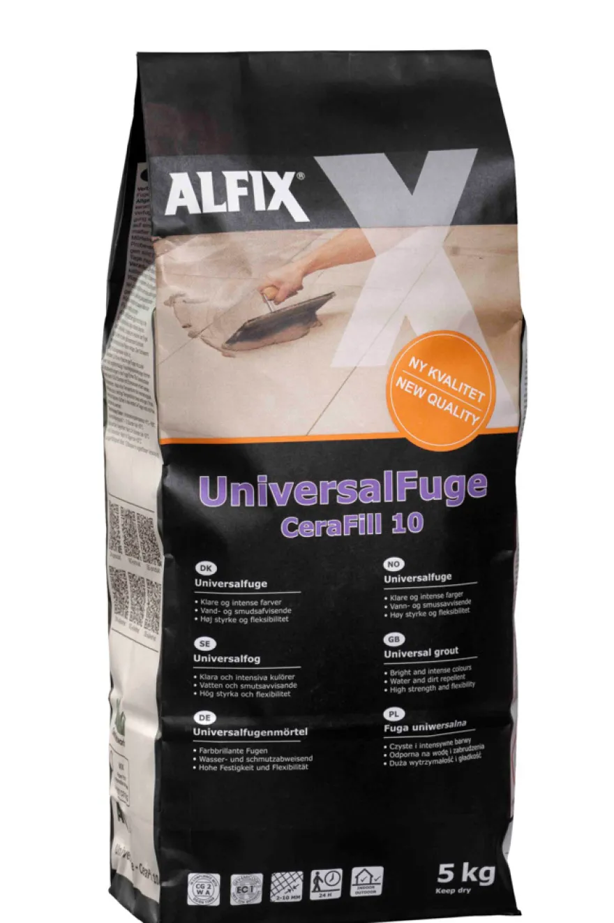 Alfix CeraFill 10 universalfuge - antracit