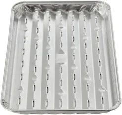 Alubakke med huller 34,2 x 22,8 cm 5 stk. - Grillexpert®