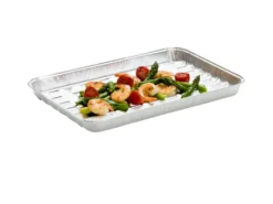 Alubakke med huller 34,2 x 22,8 cm 5 stk. - Grillexpert®
