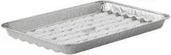 Alubakke med huller 34,2 x 22,8 cm 5 stk. - Grillexpert®