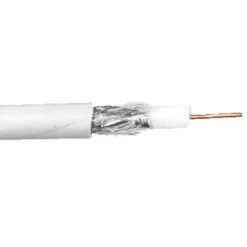 Antennekabel hvid 7 mm × 25 meter - Elworks