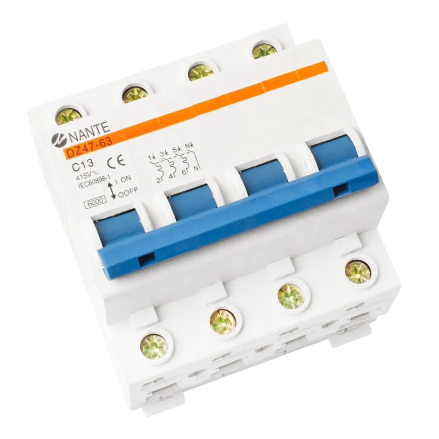 Automatsikring 3P+N 6kA C 13A - Elworks