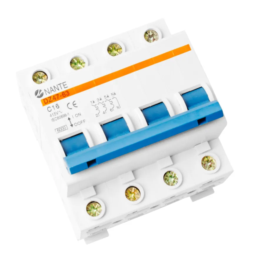 Automatsikring 3P+N 6kA C 16A - Elworks
