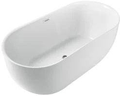 Badekar ovalt fritstående L170 x B78 x H60 cm