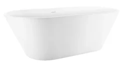 Badekar ovalt fritstående 166 x 72 x 58 cm