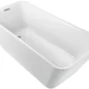 Badekar rektangulært fritstående L170 x B78 x H60 cm