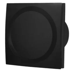 Badrumsventilator sort Ø100 mm - GRAD