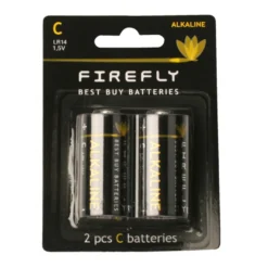 Batteri alkaline C LR14 2-pk. - Firefly