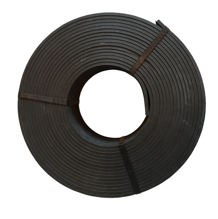Bedkant 10 meter sort plast