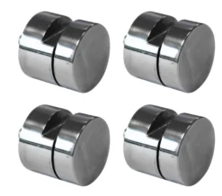 Beslag til stænkplader og spejle 4-pk