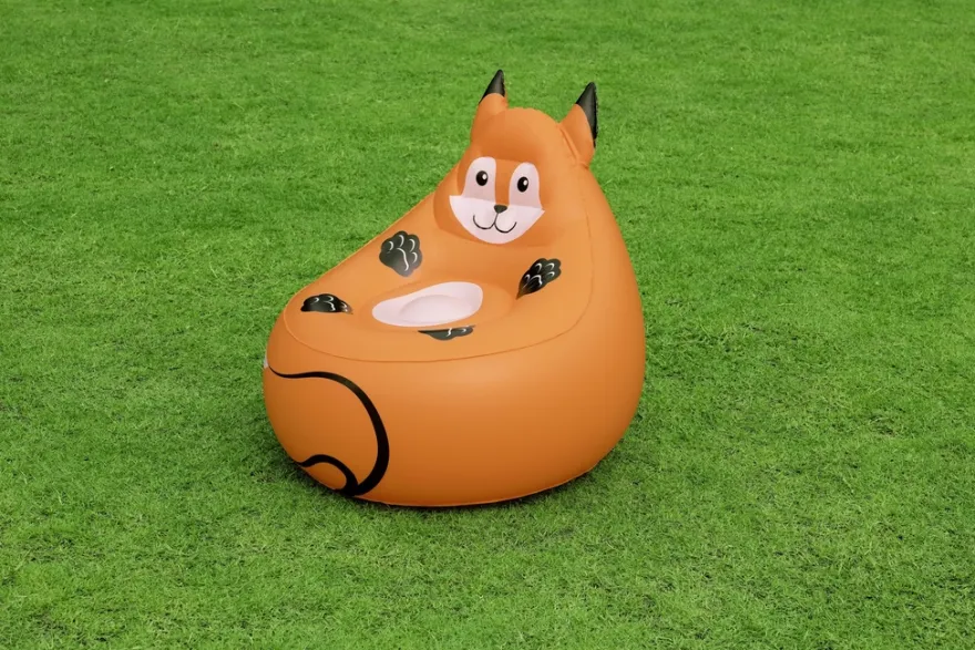 Bestway Cozy Critters oppustelig stol ræv