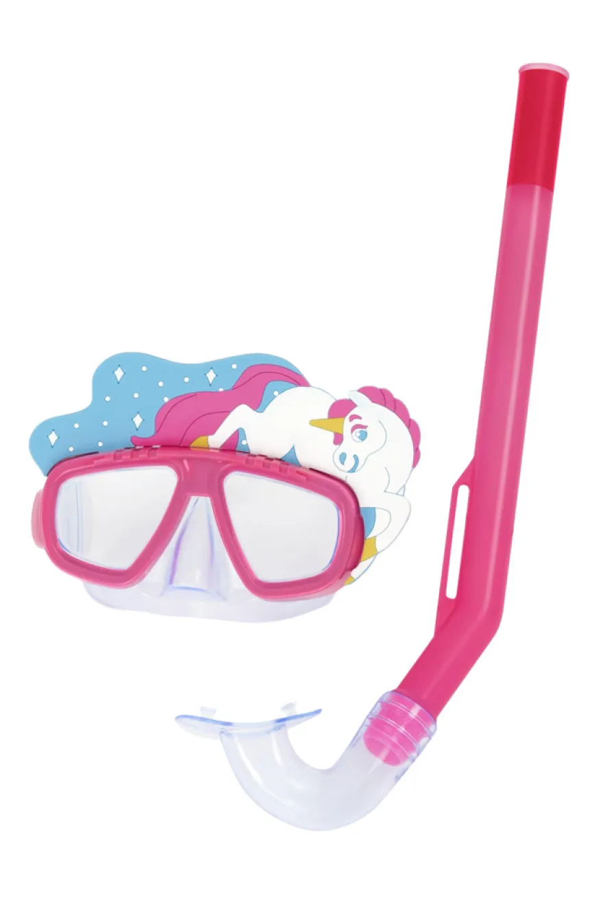 Bestway svømmemaske og snorkel - 3 dyredesigns