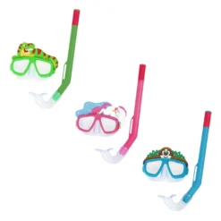 Bestway svømmemaske og snorkel - 3 dyredesigns