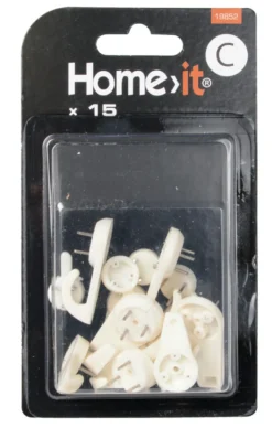 Betonkroge - mix 15 stk. - hvid