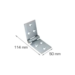 Bladhængsel 50 x 114 mm 2 stk.