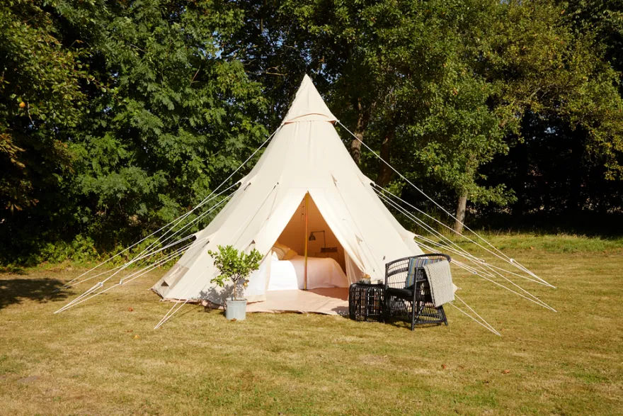 Blue Moose tipitelt glamping 500 x 500 cm
