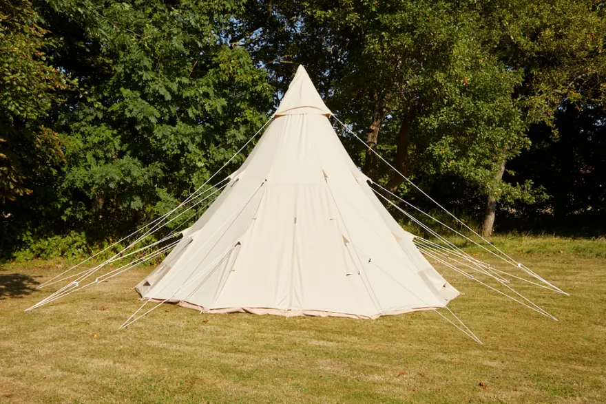 Blue Moose tipitelt glamping 500 x 500 cm