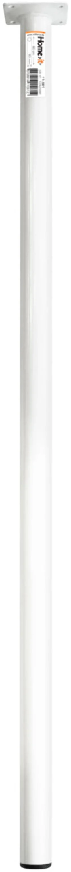 Bordben Ø30 mm x 80 cm hvid