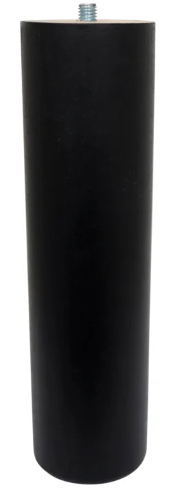 Bordben Ø55 mm x 20 cm sort bøg