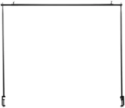 Bordstativ Utah 130-250 x 110 cm sort - Sunlife®