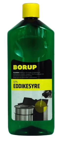 Borup eddikesyre 32 % 1 liter