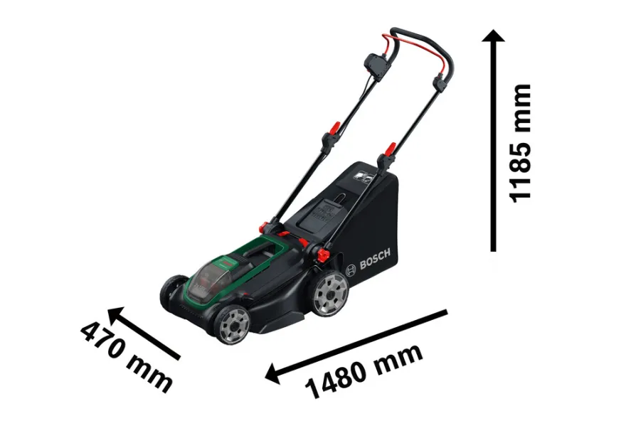 Bosch Rotak 18V-43 akku plæneklipper