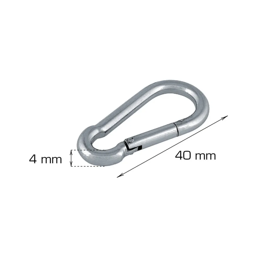Brandmandshage Ø4 x 40 mm 2 stk.