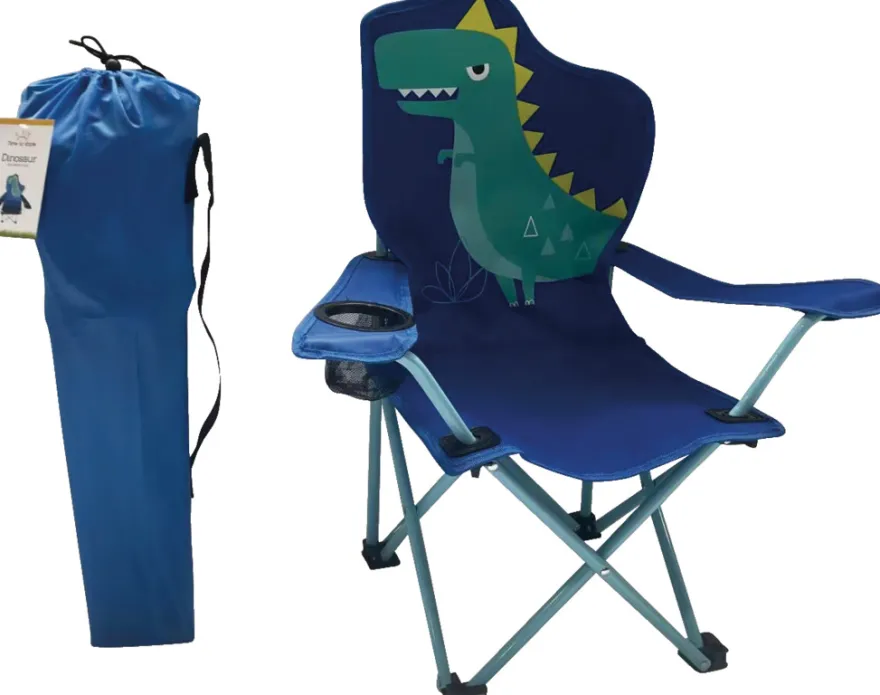 Børnecampingstol dinosaurus 35 x 35 x 62 cm - Sunlife®