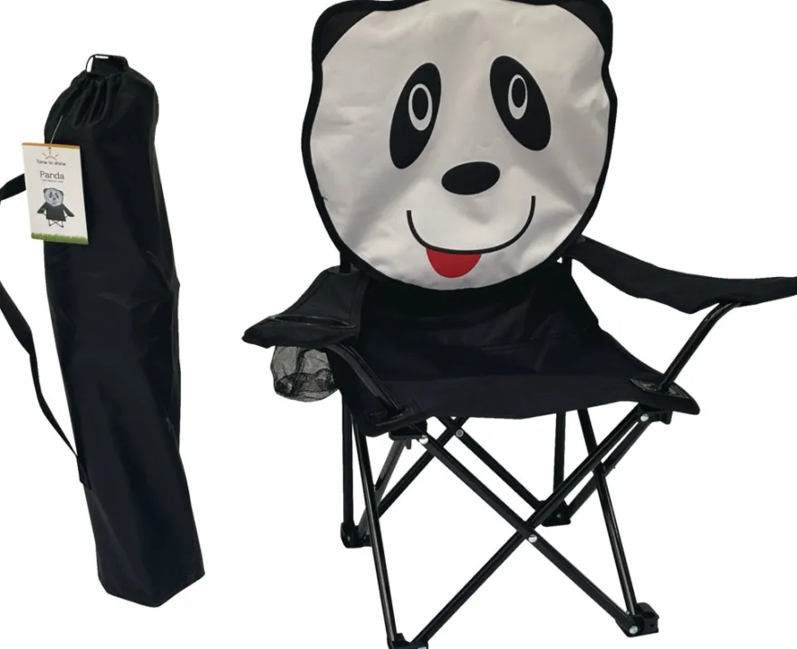 Børnecampingstol panda 35 x 35 x 62 cm - Sunlife®