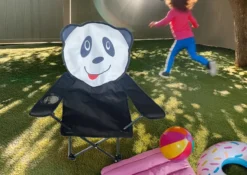 Børnecampingstol panda 35 x 35 x 62 cm - Sunlife®