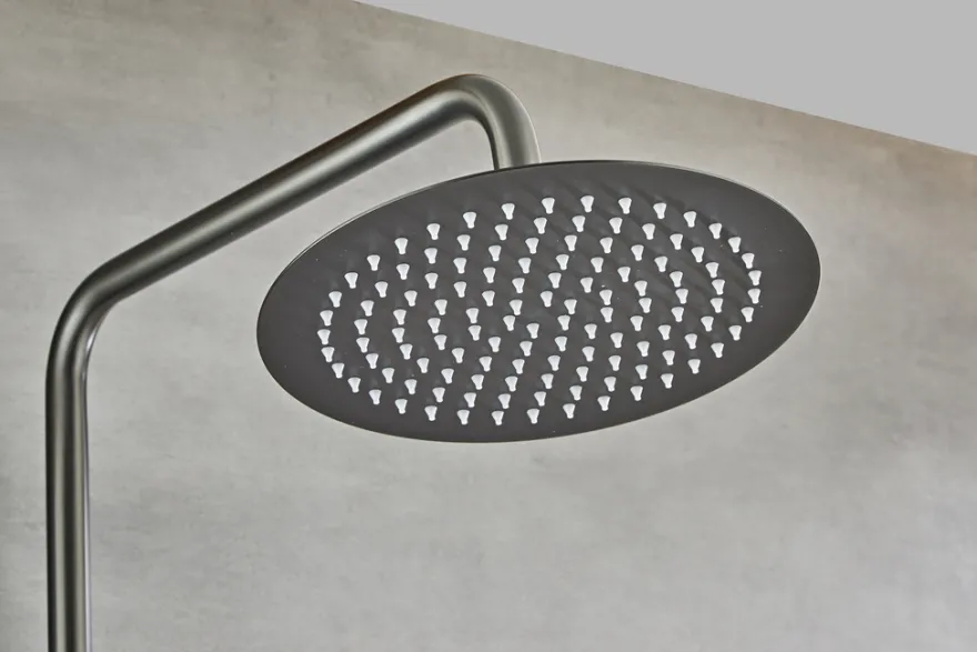 Brusesæt m/termostat Ø250 mm gunmetal