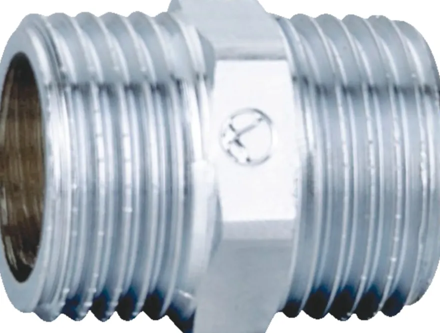 Brystnippel forkromet 3/4" x 3/4"