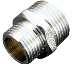 Brystnippel forkromet 3/4" x 1/2"